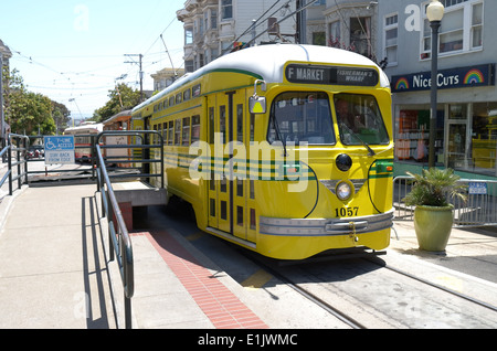 San Francisco Trolley F Line Stock Photo