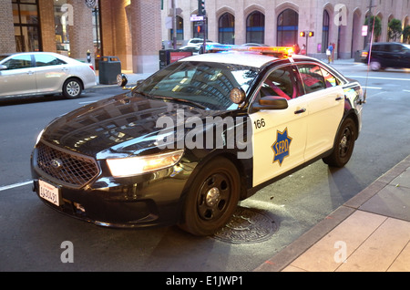 San Francisco California Police Department vehicle Stock Photo