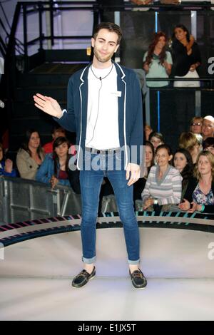 Borehamwood, UK. 05 June 2014. Matthew Davies enters the Big Brother house at Elstree Studio in Borehamwood, England on 05 June 2014 Credit:  Nathan Hulse/Alamy Live News Stock Photo