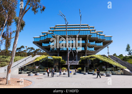 The William Pereira designed Geisel Library at the University of California San Diego, La Jolla, California, USA Stock Photo