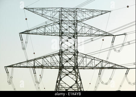 Electricity pylon Stock Photo