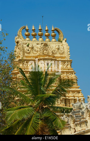 India, Karnataka, Mysore, Maharaja palace, Varahaswami temple Stock Photo