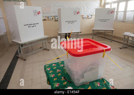 Polling Box And Booths For The Election Of The Constituent Assembly ...