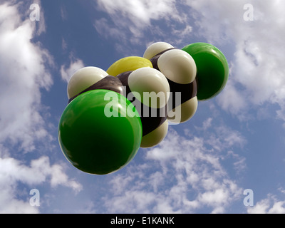 Molecular Structure Of Mustard Gas Molecule Showing Carbon (black ...