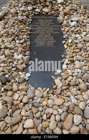 The Raoul Wallenberg Park honoring victims of the Holocaust. Stock Photo
