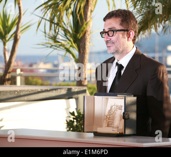 Director Nuri Bilge Ceylan, Palme d'Or winner for the film Winter Sleep at the Palme d'Or winners photo call at the 67th Cannes Stock Photo