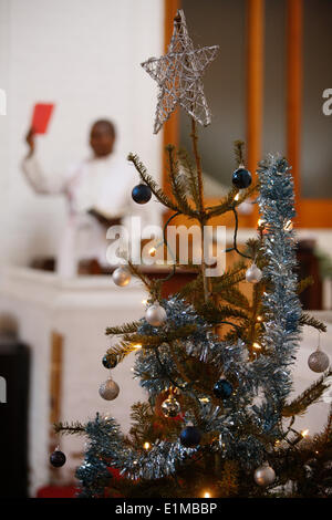 Anglican Christmas mass Stock Photo