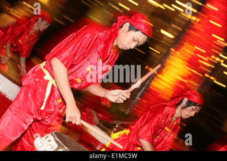 Drum and percussion music for the traditional Chinese New Year Lion