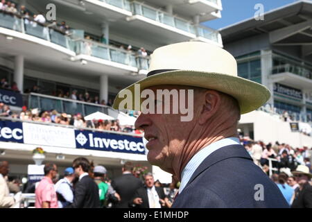 Epsom Downs, Surrey, UK. 06th June, 2014. Trainer JOHN GOSDEN, trainer of Taghrooda  the winner of The Oaks, Epsom Downs Credit:  Motofoto/Alamy Live News Stock Photo