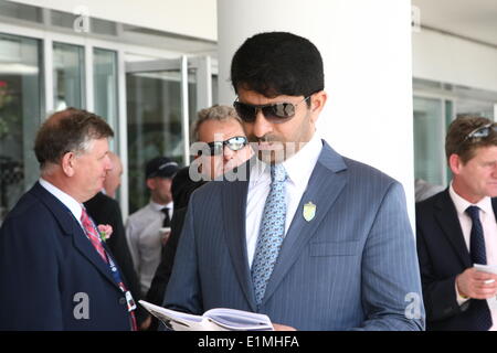 Epsom Downs, Surrey, UK. 06th June, 2014. Controversial trainer Saeed bin Suroor  at The Oaks, Epsom Dwns Credit:  Motofoto/Alamy Live News Stock Photo