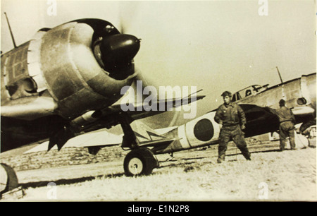 Nakajima, Ki-44, Shoki ''Devil Queller'' Tojo ''John'' Army Type 2 Single seat Fighter'' Stock Photo