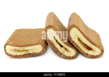 Sweet cookies close-up on a white background Stock Photo