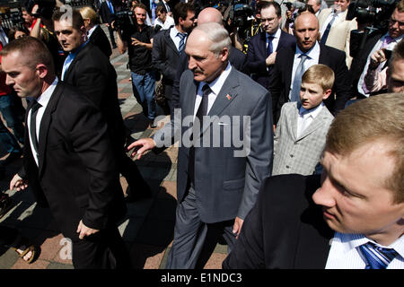 The son of Belarusian President Alexander Lukashenko Nikolai Lukashenko ...