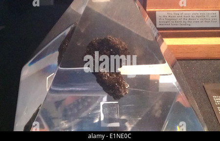 Apollo 11 moon rock sample. Rocks brought back from the Moon by the ...