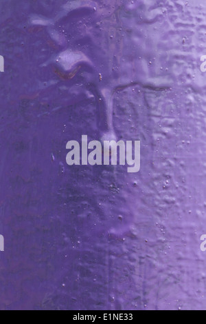 purple painted metal texture close up Stock Photo