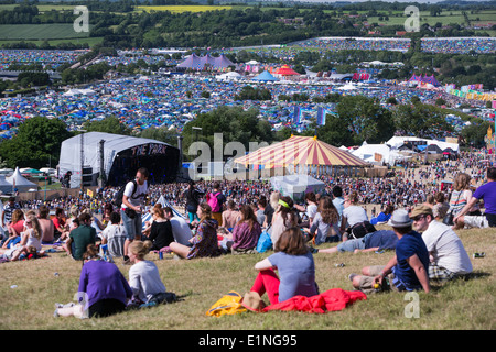 The Park Glastonbury Festival 2013 Stock Photo