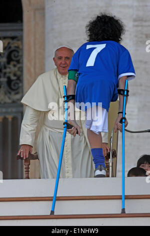 Vatican City, Rome. 07th June, 2014. Pope Francis Meets With Members Of 