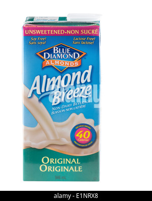 Almond milk Stock Photo