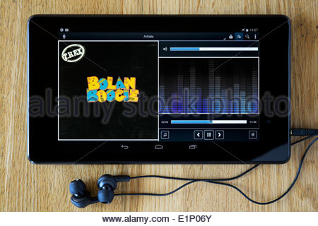 Marc Bolan T Rex Album Bolan Boogie Mp3 Album Art On Pc Tablet Stock Photo Alamy