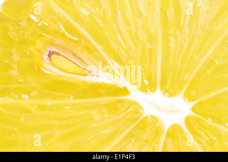 background, pieces of lemon yellow, macro Stock Photo