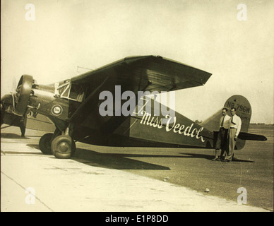 Historic Flight Trans Pacific Stock Photo