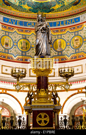 Altar of the Notre-Dame de la Garde in Marseille, France Stock Photo