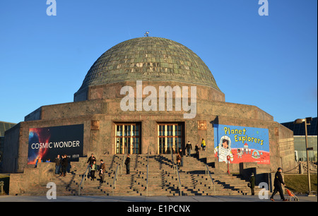 Chicago's Adler planetarium, shown on December 28, 2013 Stock Photo