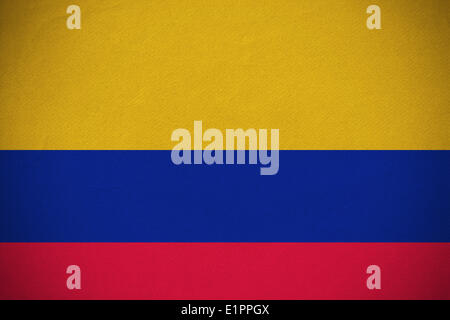 Colombia national flag Stock Photo