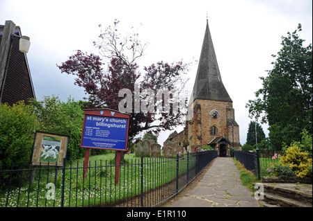 Billingshurst West Sussex UK - St Mary's Church Stock Photo