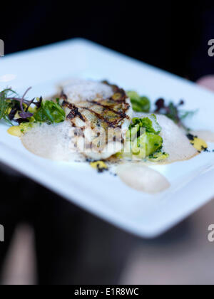 https://l450v.alamy.com/450v/e1r8wc/grilled-sea-bream-with-herb-emulsion-e1r8wc.jpg