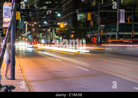 Traffic scene in Toronto Stock Photo