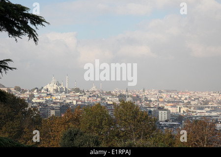 View over the city of Istanbul, Turkey Stock Photo