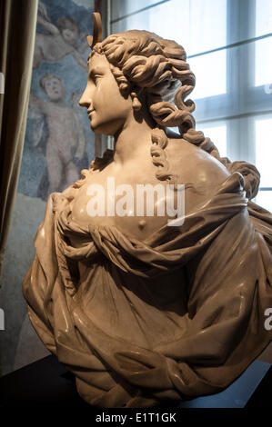 Turin, Italy. 08th June, 2014. Italy Piedmont Venaria Reale The Reggia - bust of Diana Credit:  Realy Easy Star/Alamy Live News Stock Photo
