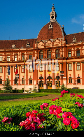 Central administration building of Brasov county, in Romania, XIXth century neobaroque architecture style,