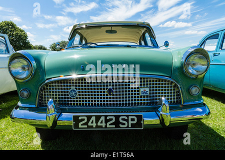 1950s Ford Consul at classic car show Stock Photo