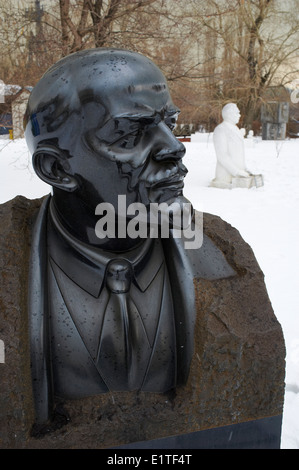 Russia, Moscou, Sculptures Park, Lenine staue Stock Photo