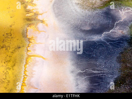 Aerial photography over the Cariboo region of British Columbia Canada Stock Photo