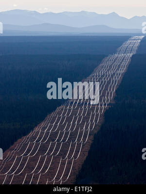 Aerial photography over the South Cariboo Chilcotin region of British ...
