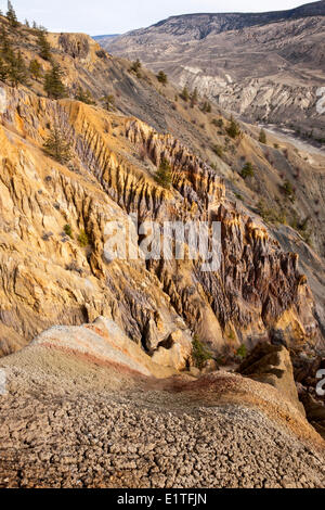 BC landscape above the Fraser River canyon in British Columbia Canada Stock Photo