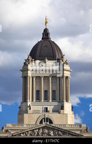 Manitoba Legislative Building, Winnipeg, Manitoba, Canada Stock Photo