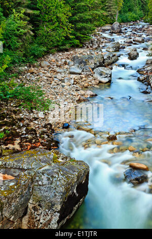 Grizzly Creek, near the border of Valhalla Provincial Park, British Columbia. Stock Photo