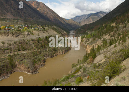 Fraser River, Lillooet, BC, Canada Stock Photo