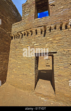 Pueblo Bonito, Chaco Culture National Historic Park, New Mexico, USAChaco Culture National Historic Park, New Mexico, USA Stock Photo