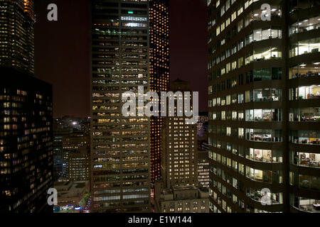 Toronto downtown. Bay Street banking district. Stock Photo