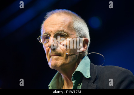 Steve Jones geneticist speaking at Hay Festival 2014 ©Jeff Morgan Stock Photo