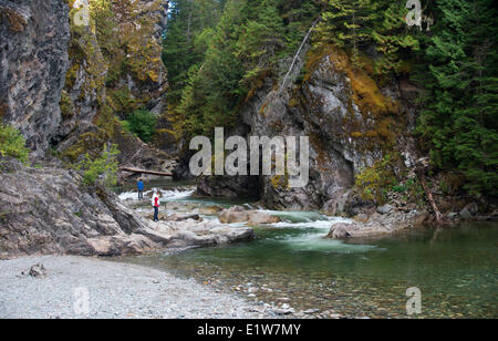 Kleanza Creek, Kleanza Creek Provincial Park, Highway #16, E of Terrace ...