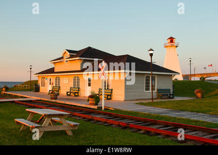 PEI Marine/Rail Museum, Port Borden Railstation Park, Borden, Prince Edward Island, Canada Stock Photo