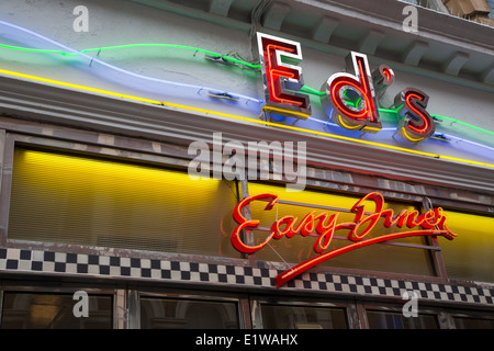 Ed's Diner, Soho, London, UK Stock Photo