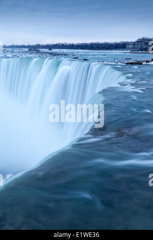 The brink of the Canadian Horseshoe Falls, Niagara Falls, Ontario, Canada