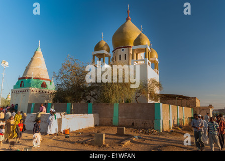Sheikh Hamad al-Nil Tomb and Mosque, Omdurman, Sudan Stock Photo